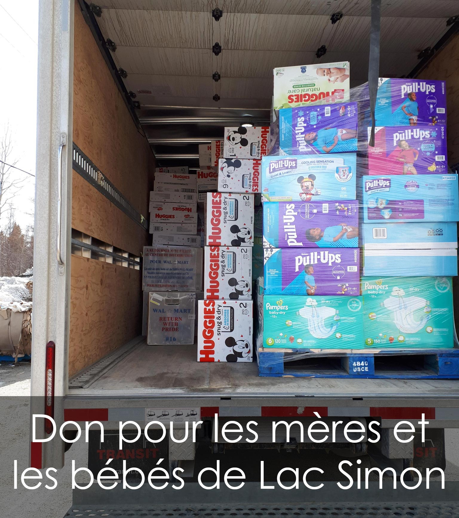 Matériel de santé aux mères et bébés de Lac Simon