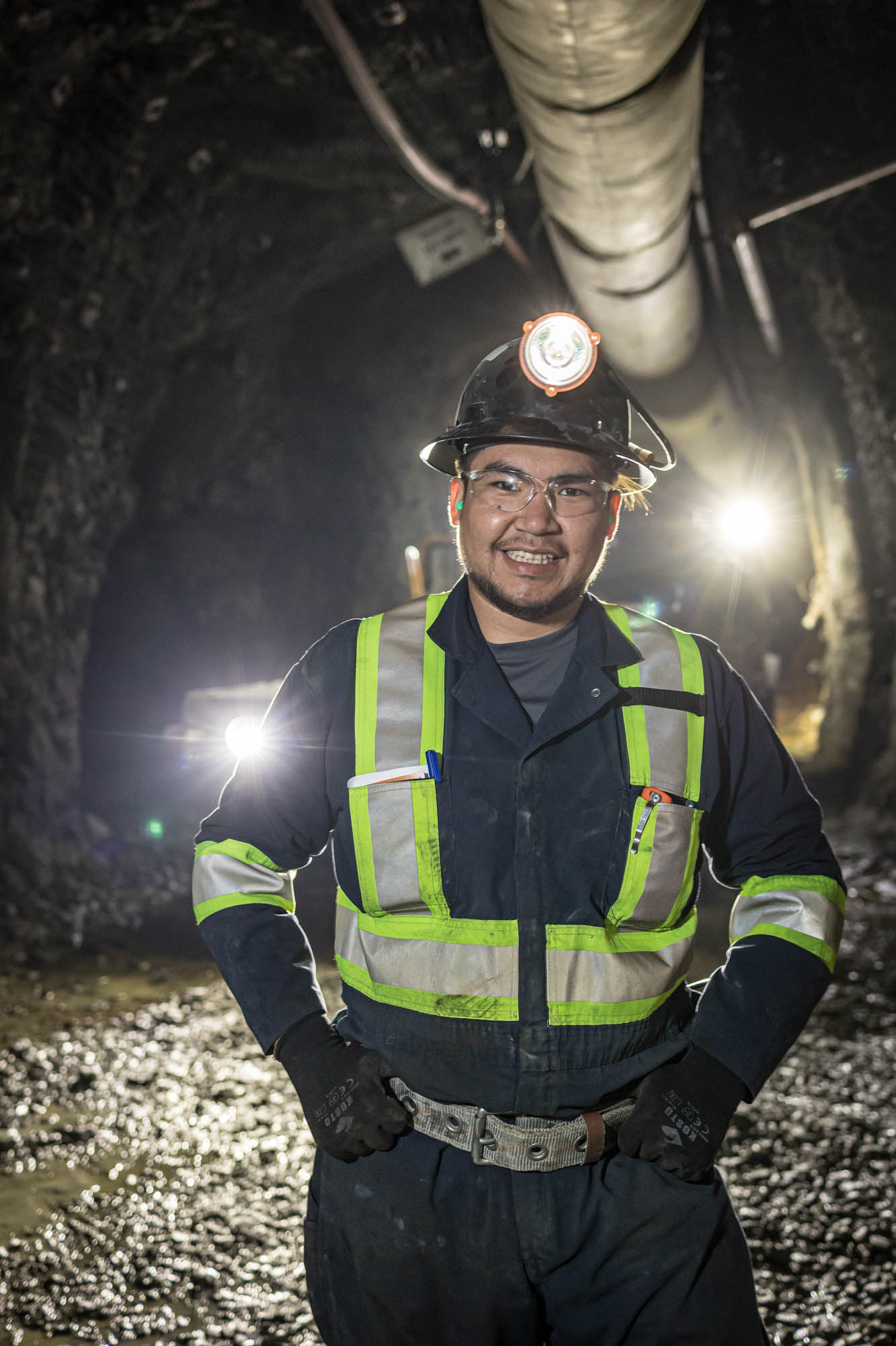 Travailleur à la mine Lamaque