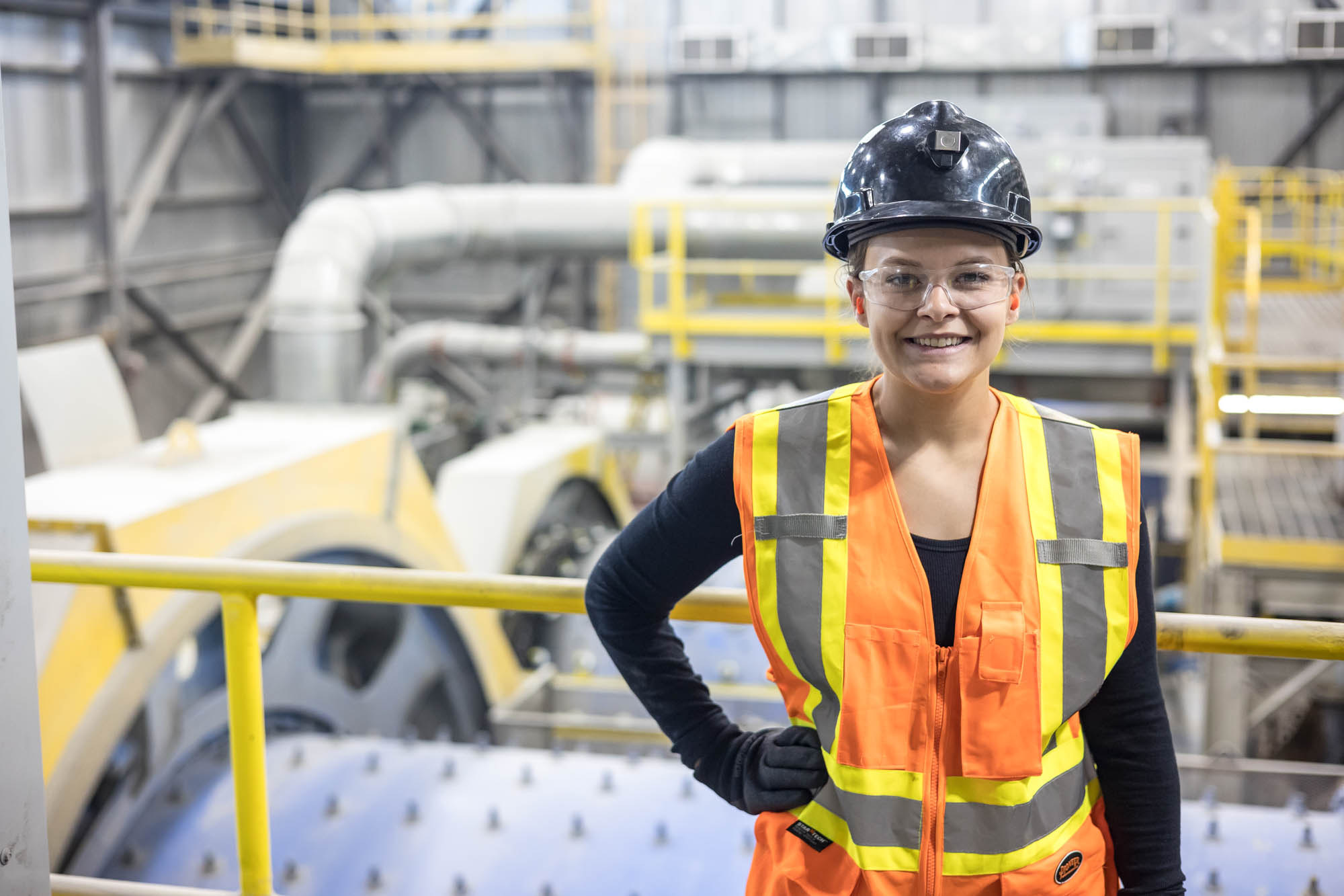 Travailleuse de l'usine