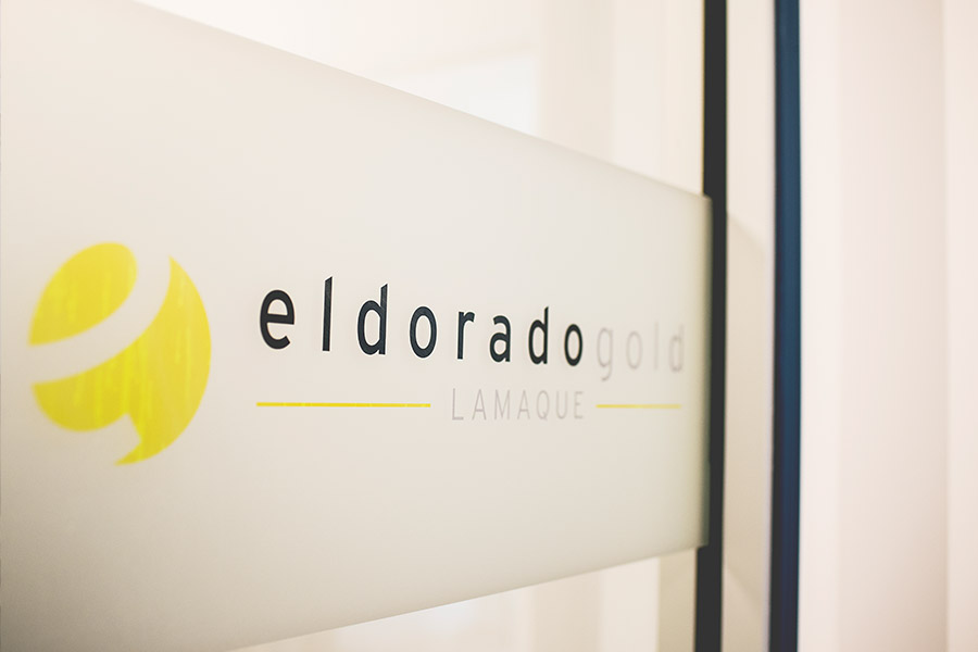 Enseigne - Eldorado Gold Québec